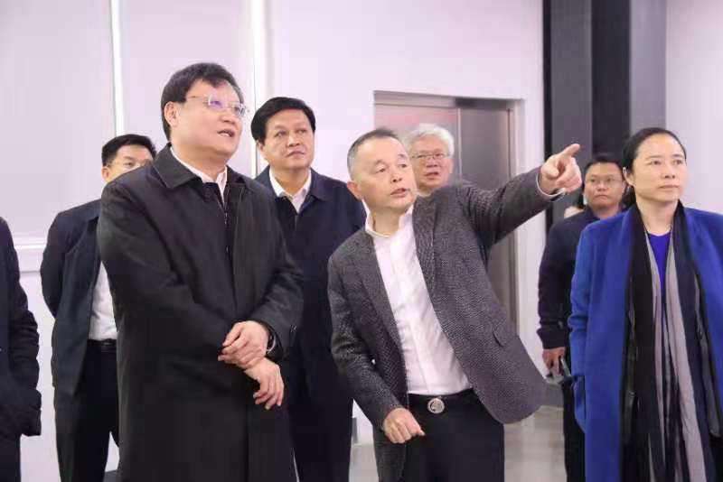 湖南省委常委、省國資委書記等赴邵陽調(diào)研國資國企工作方案考察團來我公司調(diào)研